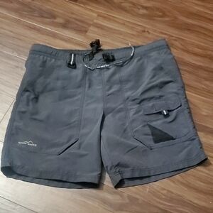 Eddie Bauer Dark Gray Cargo Shorts for Men